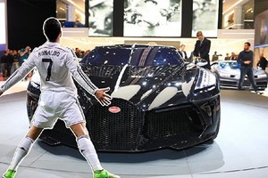 Ronaldo không mua siêu xe Bugatti đắt giá nhất thế giới