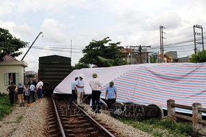 Tàu trật bánh tại Nam Định, đường sắt tuyến Bắc - Nam tê liệt