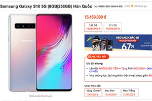 Samsung Galaxy S10 5G "siêu rẻ", chỉ từ 14 triệu tại Việt Nam