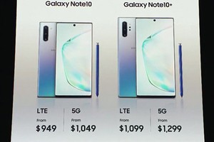 Video: Galaxy Note10+ 5G bản cao cấp nhất có giá 1.400 USD