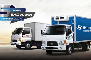 Xe thương mại Hyundai mở rộng hệ thống, tăng bảo hành 5 năm