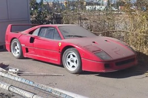 Tìm thấy xe Ferrari F40 của con trai cố Tổng thống Sadam Hussein 