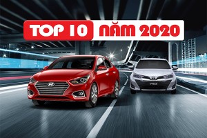 Top 10 ôtô bán chạy nhất Việt Nam trong năm 2020