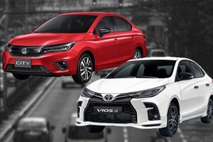 Honda City vượt mặt Toyota Vios thành "vua doanh số" tại Việt Nam