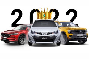 Top 10 xe ôtô bán chạy nhất thị trường Việt Nam năm 2022