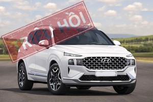 Triệu hồi gần 18.000 xe SUV Hyundai SantaFe dính lỗi tại Việt Nam