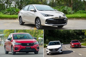 Toyota Vios tăng trưởng tới 450%, nhưng vẫn thua Honda City