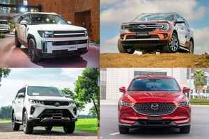 Hyundai SantaFe tăng trưởng mạnh, nhưng Ford Everest mới là “vua“