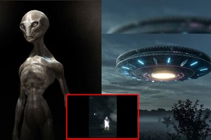 Cận cảnh vật thể lạ nghi UFO rơi, hiện trường đến gần gây chấn động