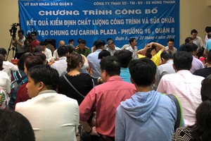 Bao giờ cư dân Carina Plaza mới được về nhà?