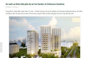 Hạ bệ đối thủ, quảng cáo của Iris Garden - Vimefulland có sai luật? 