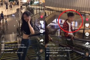 Ưỡn ẹo trong trung tâm thương mại, hot girl Tik Tok bị chỉ trích