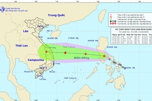 Mưa lớn sau bão số 7, áp thấp nhiệt đới vào Biển Đông