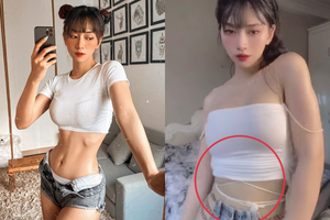 Hot girl TikTok khoe cơ bụng, dân tình chỉ ra điều bất thường