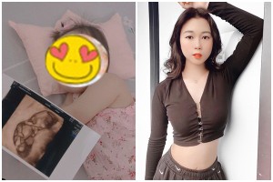 Con đầu 10 tháng, hot teen Chi Bé thông báo mang thai lần 2