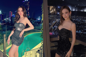 Xả ảnh du lịch Dubai, cựu hot girl Huyền Baby được khen quyến rũ