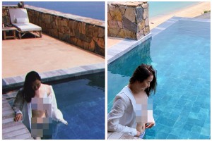 Ngọc Trinh vướng ồn ào, trợ lý tung luôn ảnh mặc bikini gợi cảm