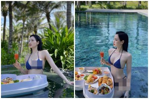 Tâm Tít diện bikini, vòng một mẹ hai con thiêu đốt bao ánh nhìn