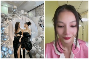 Cặp hot girl đồng tính trong NALA gặp biến, khóc nức nở trên livestream