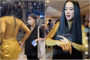 Angela Phương Trinh ăn mặc kiểu 'tưởng không hở mà hở không tưởng'