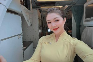 Danh tính á khôi sinh viên làm tiếp viên hàng không Vietnam Airlines