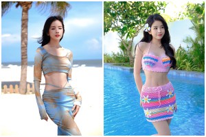 Hot girl làng DJ đi biển, tạo sức hút nhờ mặc gợi cảm