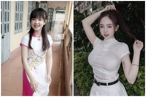 Ngoại hình phổng phao hiện tại của “hot girl tiểu học” một thời