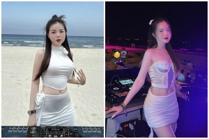 Hot girl DJ Sài thành chuộng mặc gợi cảm ở nơi đông người