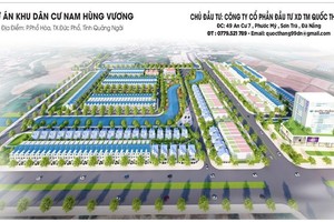 Quảng Ngãi: Công ty Quốc Thắng là chủ đầu tư Dự án KDC Nam Hùng Vương