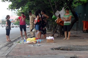 Nhẫn tâm bỏ xác thai nhi ở bãi rác