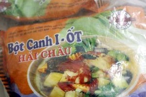 Hơn 6.000 gói bột canh iốt Hải Châu dởm bị bắt