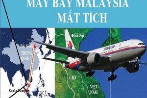 Infographic: 3 ngày căng thẳng tìm kiếm máy bay Malaysia