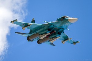 Thực hư thông tin Su-34 Nga rượt tiêm kích Israel trên không phận Lebanon