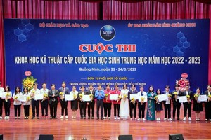 Hải Phòng giành 2 giải nhất cuộc thi Khoa học kỹ thuật quốc gia