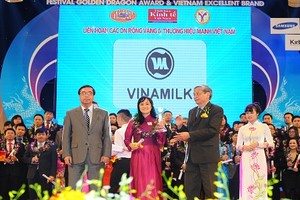 Vinamilk đạt giải Thương hiệu mạnh Việt Nam 2015