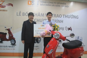 BSH trao thưởng chương trình Bảo hiểm ô tô, RINH ngay LX