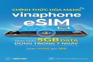 VinaPhone chính thức cung cấp eSIM miễn phí trên toàn quốc