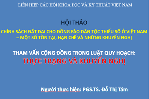 Chính sách đất đai cho đồng báo dân tộc thiểu số ở Việt Nam