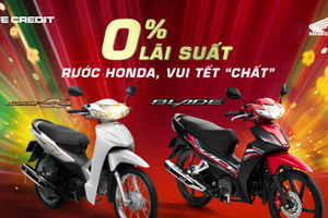 Sắm Honda mới đón xuân với lãi suất chỉ 0% 