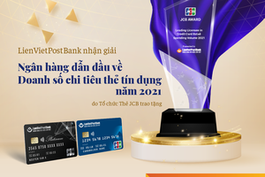 LienVietPostBank được vinh danh 5 hạng mục danh giá của Tổ chức Thẻ quốc tế