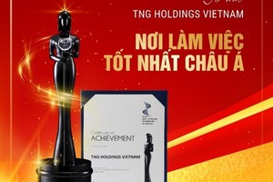 TNG Holdings Vietnam đạt giải thưởng “Nơi làm việc tốt nhất châu Á 2021”