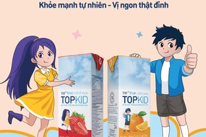 TH true JUICE milk TOPKID: Nguồn năng lượng hoàn toàn từ thiên nhiên với vị ngon thật đỉnh