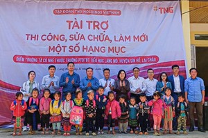 Niềm vui trong lớp học mới ở bản Tà Cù Nhè