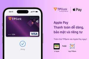 TPBank giới thiệu Apple Pay đến khách hàng