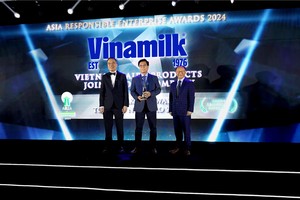 Vinamilk được vinh danh tại giải thưởng doanh nghiệp trách nhiệm Châu Á