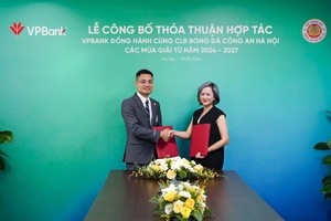 VPBank hợp tác cùng CLB Bóng đá Công an Hà Nội phát triển bóng đá Việt