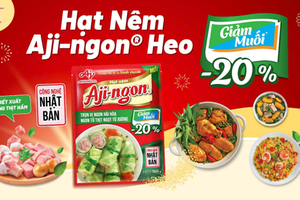 Hạt nêm Aji-ngon® Heo Giảm Muối – Giải pháp cho bữa ăn ngon, lành mạnh từ Ajinomoto Việt Nam