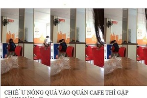 "Khô lời" với đôi trẻ ôm hôn trong cửa hàng tiện lợi