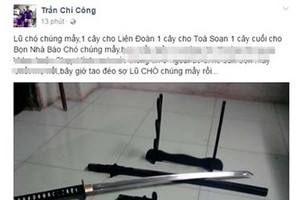 Ngông cuồng khẩu ngôn trên Facebook: Anh hùng bàn phím gặp họa