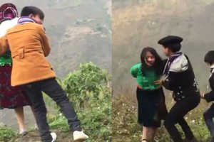 Video: Đua đòi người lớn, các bé trai vùng cao ôm và bắt vợ giữa ban ngày